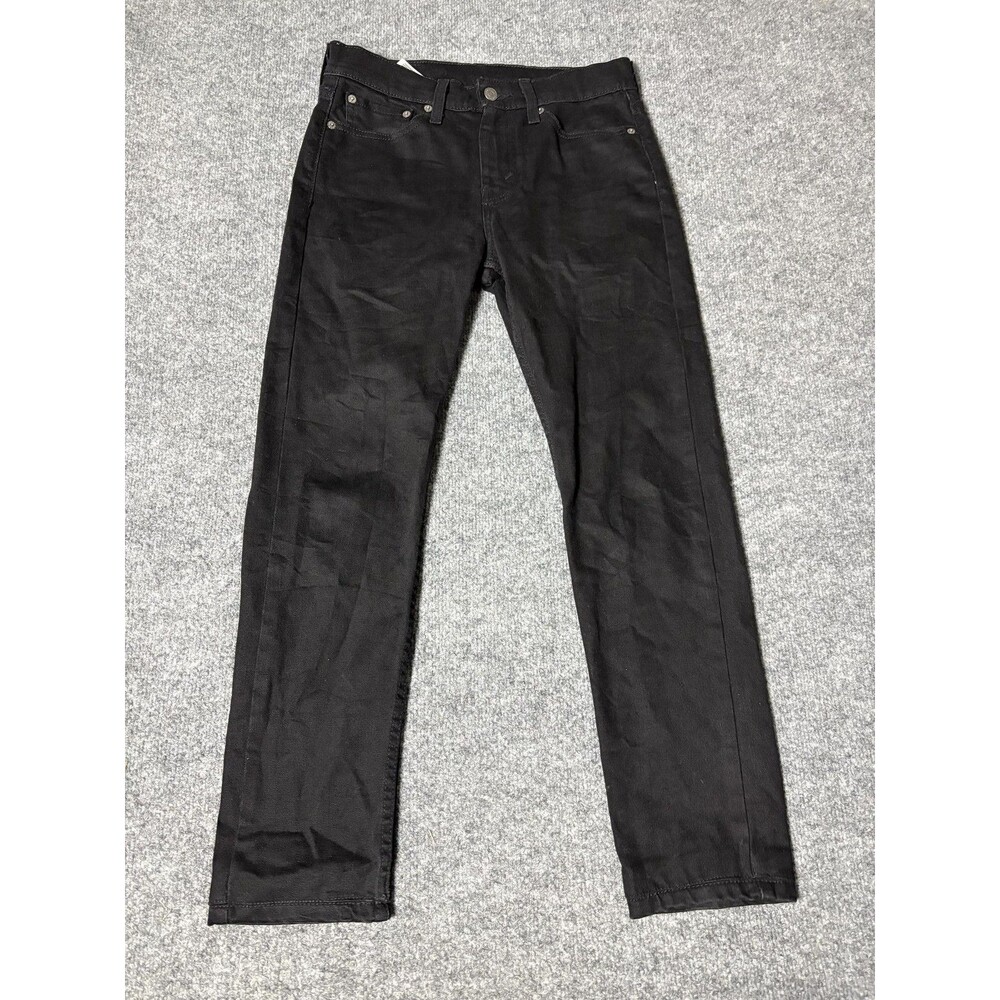 Levi's 510 Jeans Mens 28x30 Black Skinny Slim Fit Dark Wash Stretch Denim Casual
